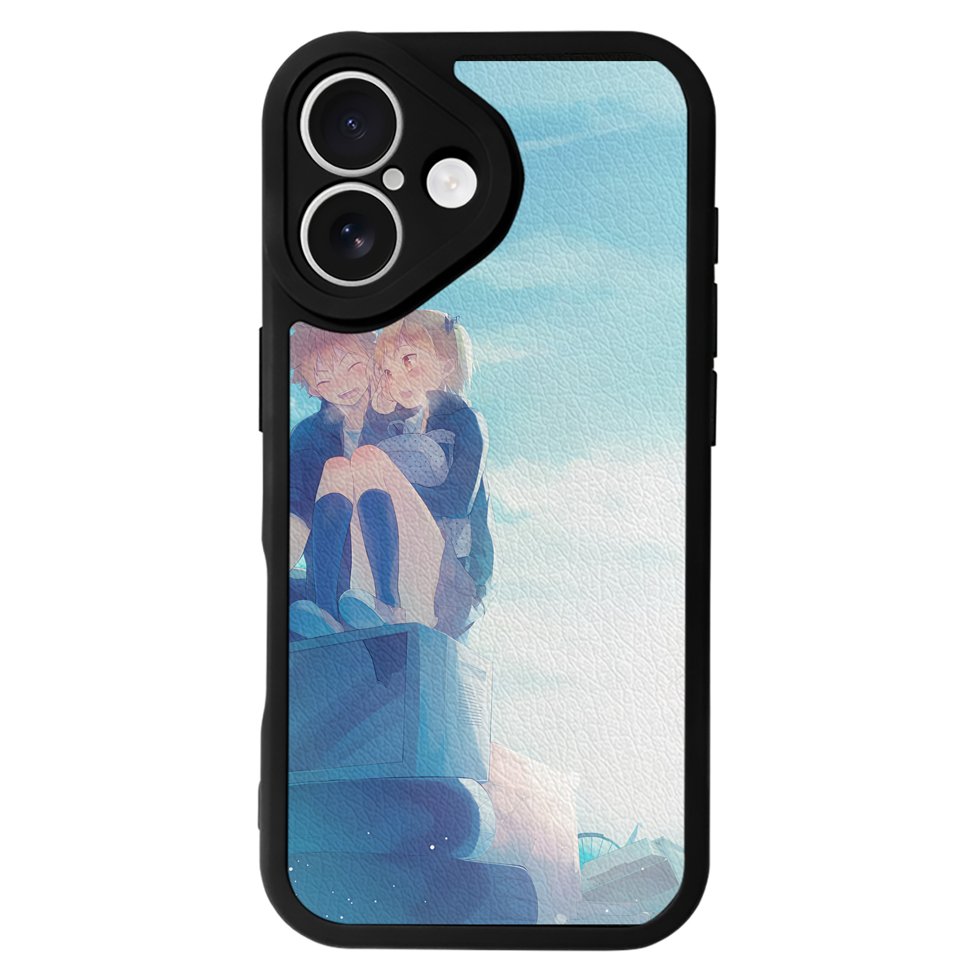 （画像用） ハイキュー!! Haikyu!! 【iPhone 16シリーズ対応】シリコンスマホケース（レザー調） 材質：シリコン
